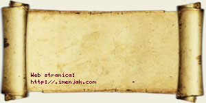 Janko Veljković vizit kartica